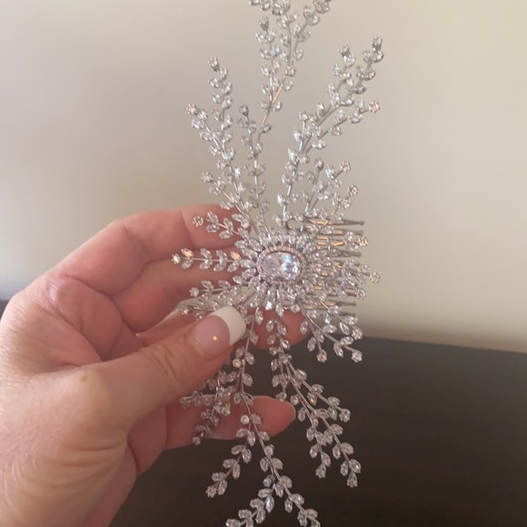 AAA CZ Wedding Side Comb- Never been worn - Picture 3 of 3